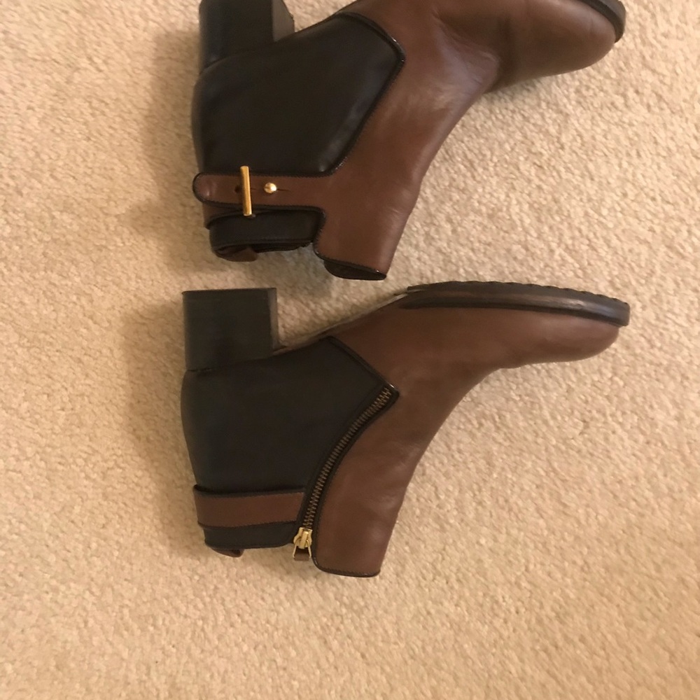 Lacoste Ladies black brown boots size 39